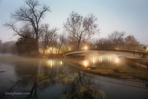 Winter Stillness at Sewell Park in San Marcos, TX