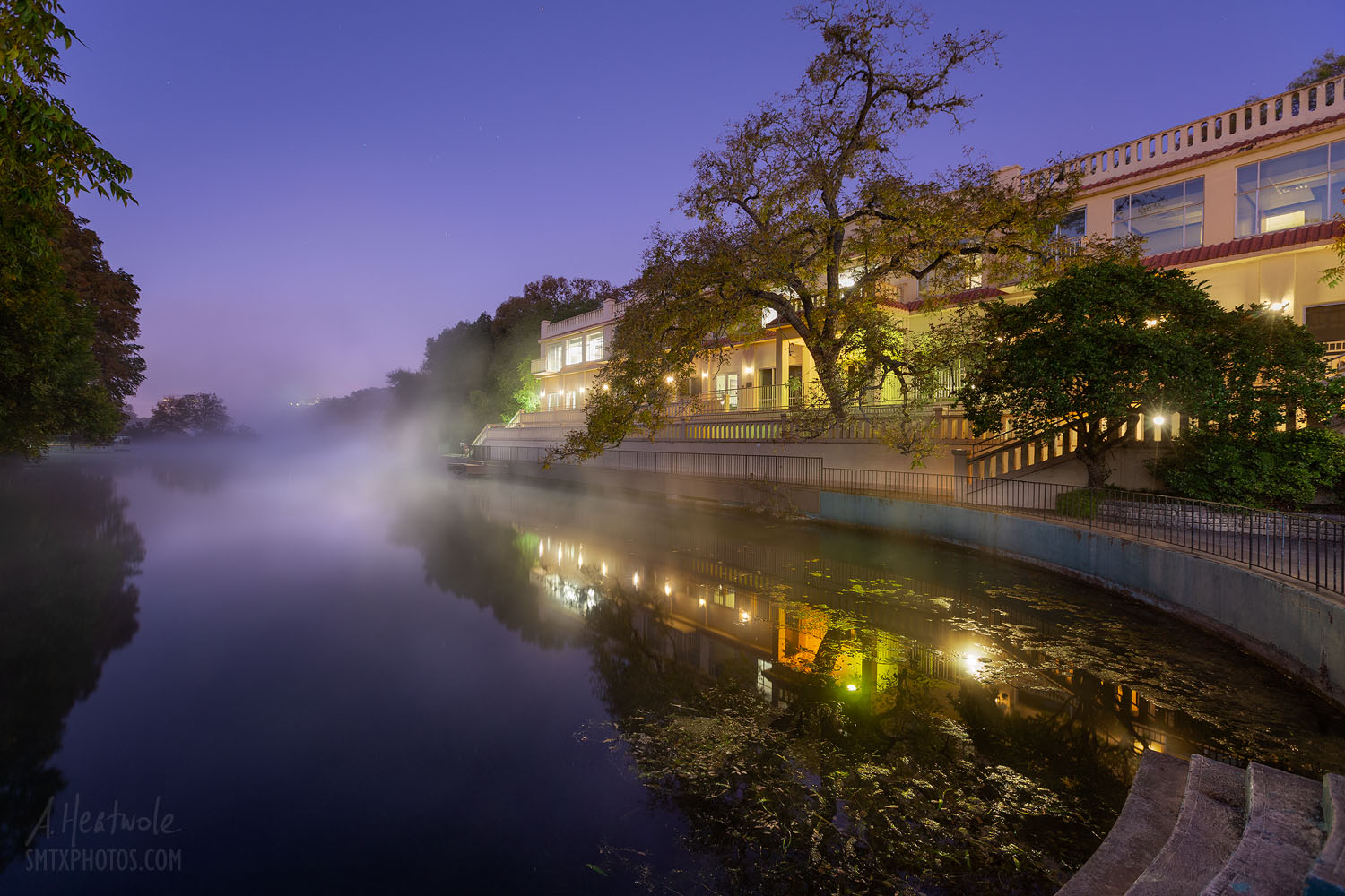 Foggy Dawn at The Meadows Center Foggy Dawn at The Meadows Center